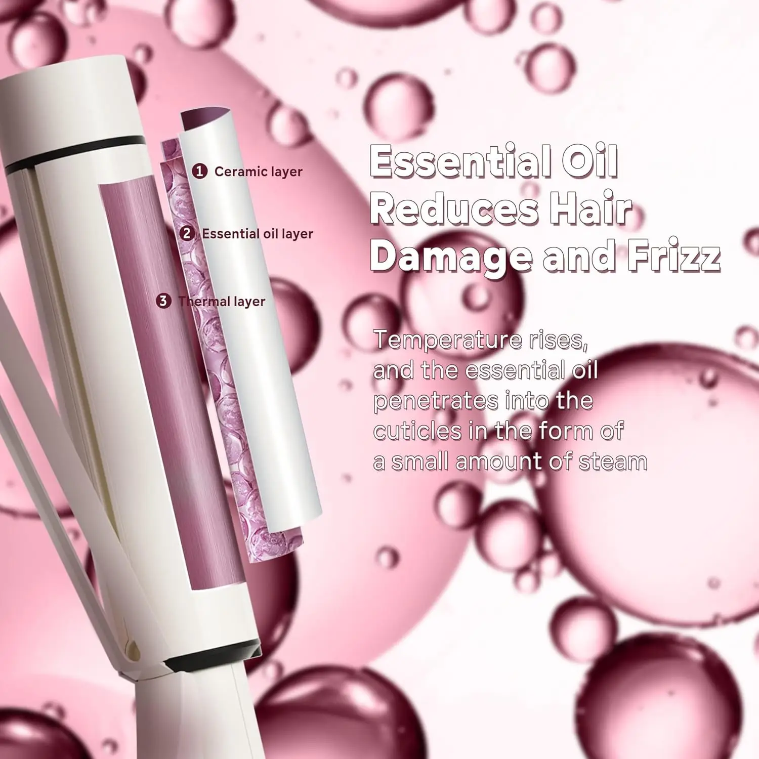 itsskk | Professional 1.5 Inch Ceramic Pro Wand | Extended Reach thumbnail 2