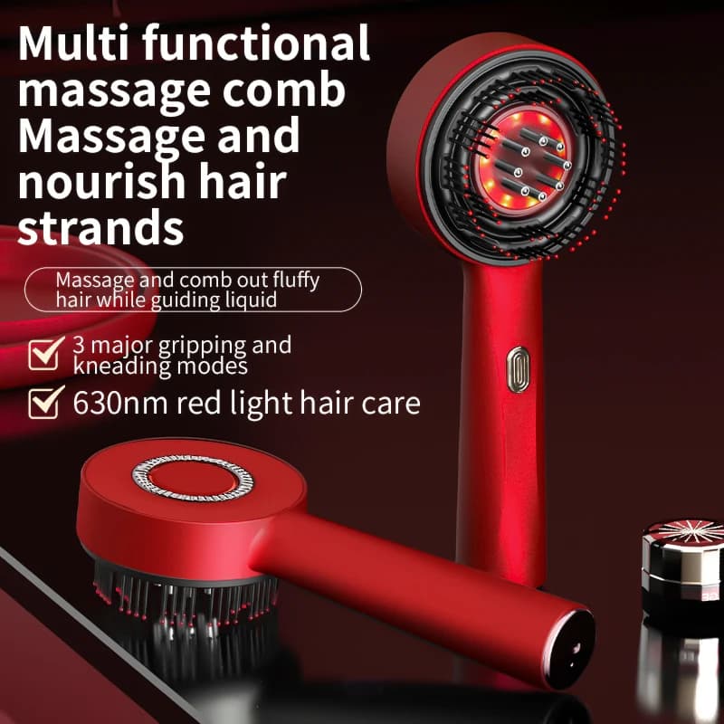  itsskk | Professional Red Light Scalp Massager and Precision Oil Applicator